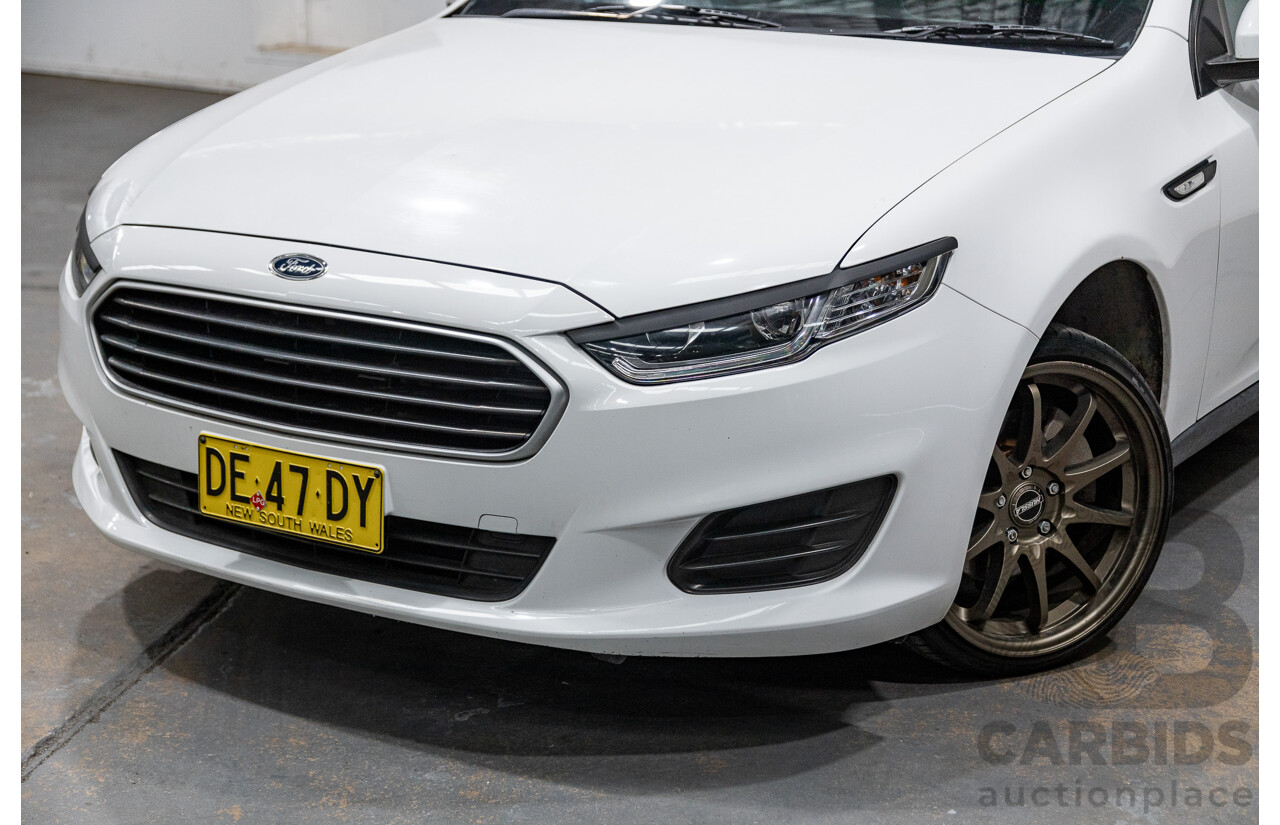 9/2015 Ford Falcon (LPI) FG X Utility White 4.0L - Dedicated LPG