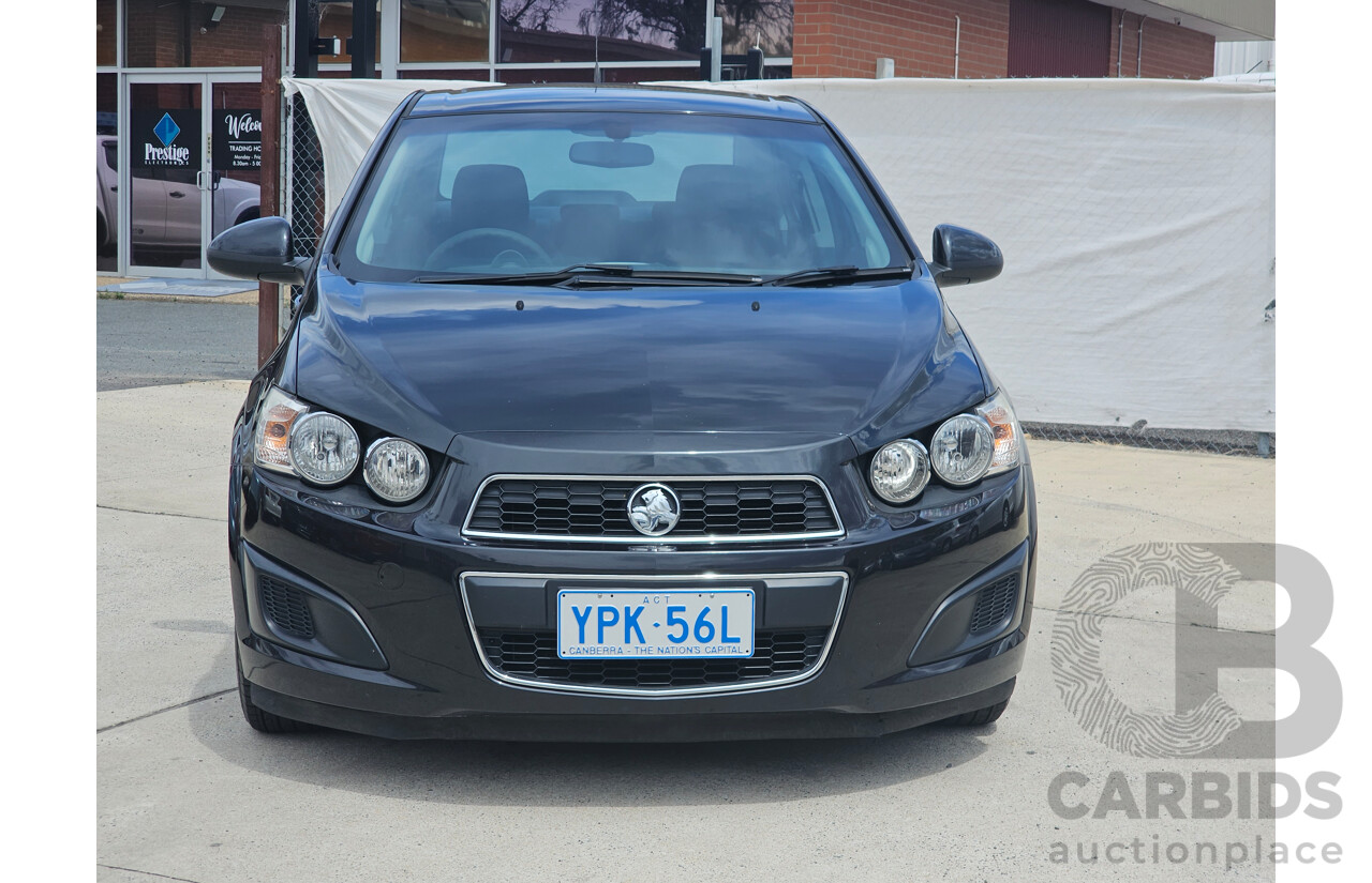 4/2013 Holden Barina CD TM MY13 4d Sedan Black 1.6L