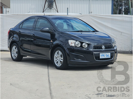 4/2013 Holden Barina CD TM MY13 4d Sedan Black 1.6L