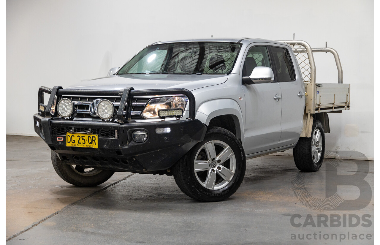 01/2018 Volkswagen Amarok V6 TDI 550 SPORTLINE (4x4) 2H MY18 Dual Cab Silver 3.0L Turbo Diesel