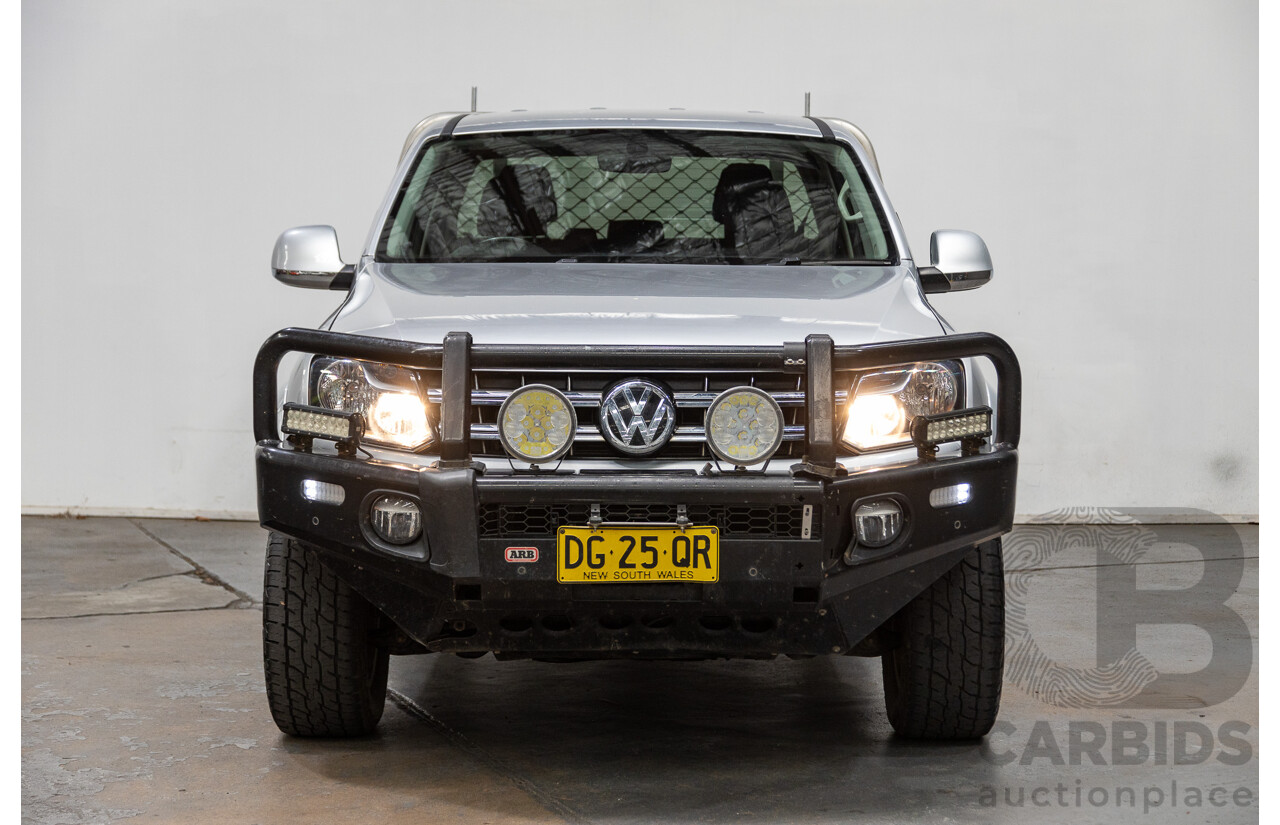 01/2018 Volkswagen Amarok V6 TDI 550 SPORTLINE (4x4) 2H MY18 Dual Cab Silver 3.0L Turbo Diesel