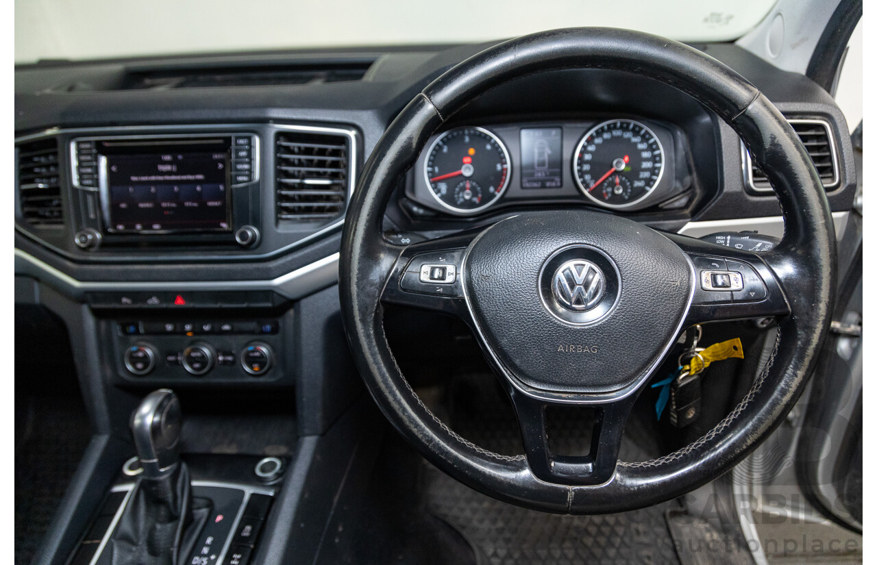 01/2018 Volkswagen Amarok V6 TDI 550 SPORTLINE (4x4) 2H MY18 Dual Cab Silver 3.0L Turbo Diesel