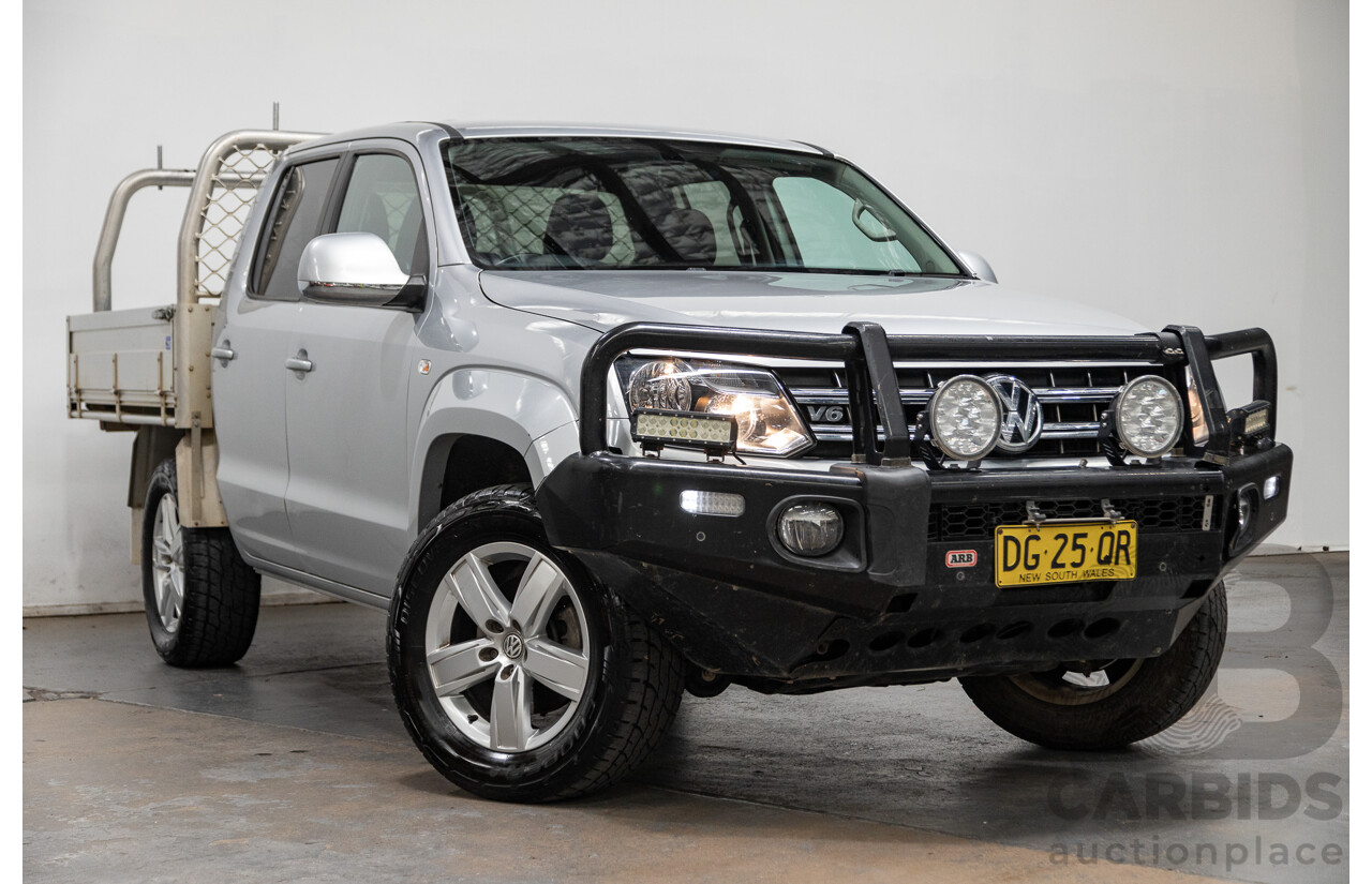 01/2018 Volkswagen Amarok V6 TDI 550 SPORTLINE (4x4) 2H MY18 Dual Cab Silver 3.0L Turbo Diesel