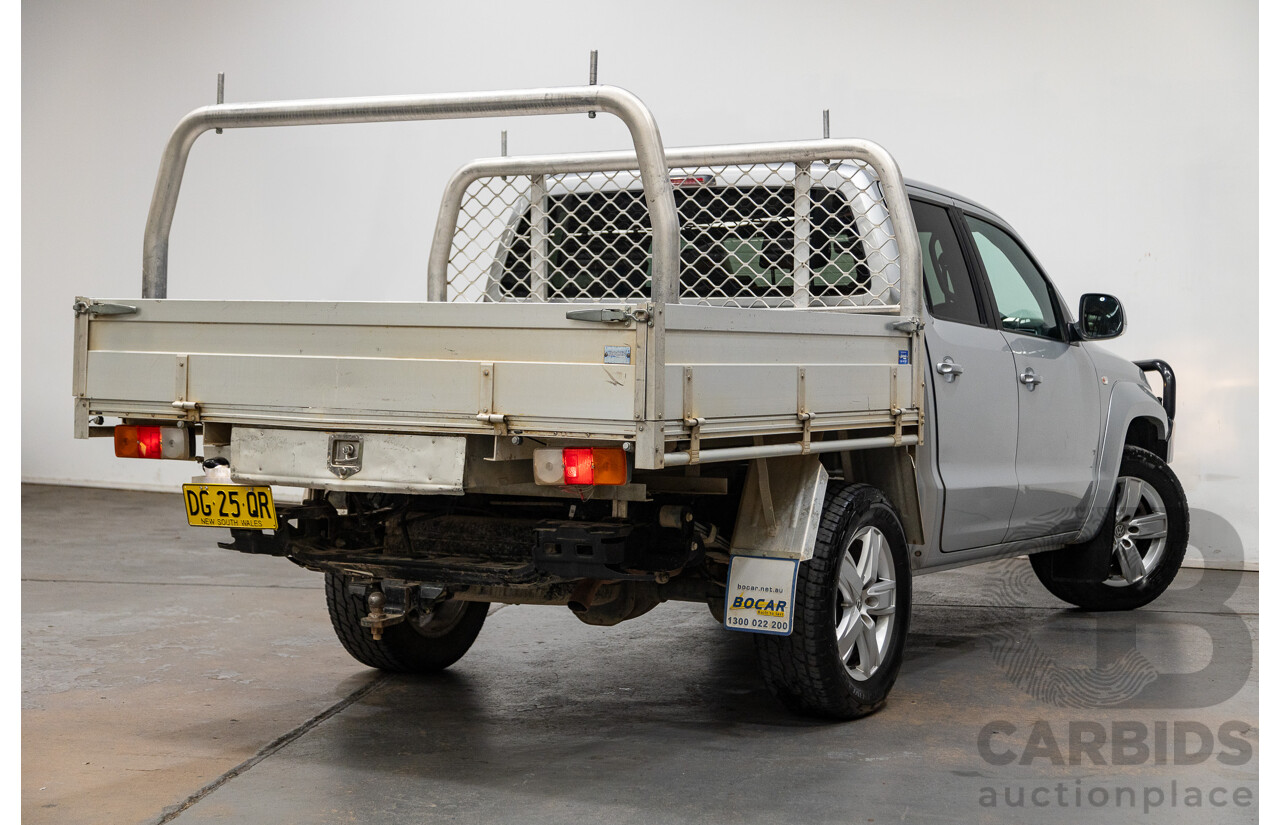 01/2018 Volkswagen Amarok V6 TDI 550 SPORTLINE (4x4) 2H MY18 Dual Cab Silver 3.0L Turbo Diesel