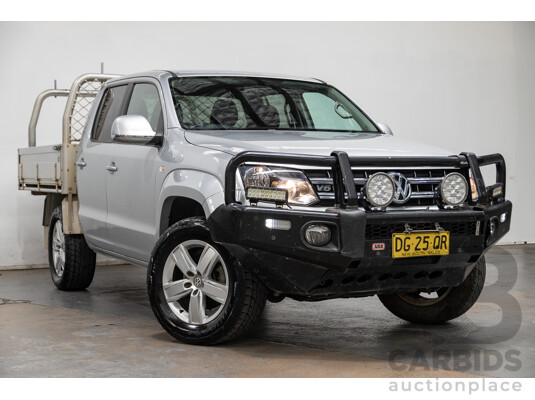 01/2018 Volkswagen Amarok V6 TDI 550 SPORTLINE (4x4) 2H MY18 Dual Cab Silver 3.0L Turbo Diesel