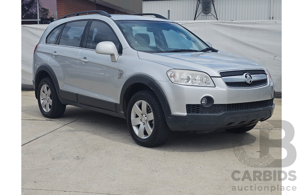 11/2009 Holden Captiva CX (4x4) CG MY09 4d Wagon Silver 3.2L