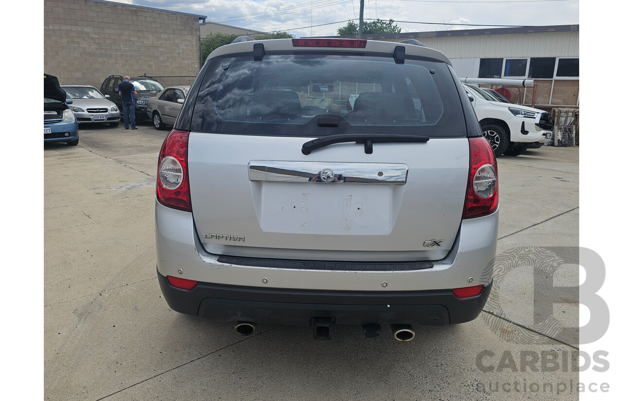 11/2009 Holden Captiva CX (4x4) CG MY09 4d Wagon Silver 3.2L