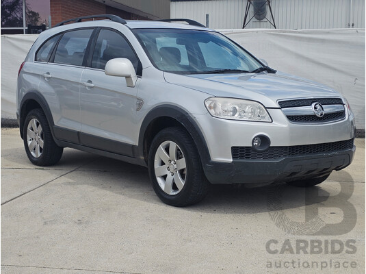 11/2009 Holden Captiva CX (4x4) CG MY09 4d Wagon Silver 3.2L