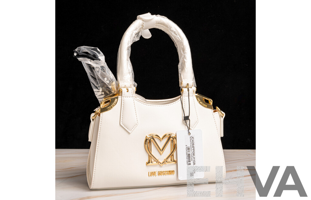 Love Moschino Embellished Tote with Foulard