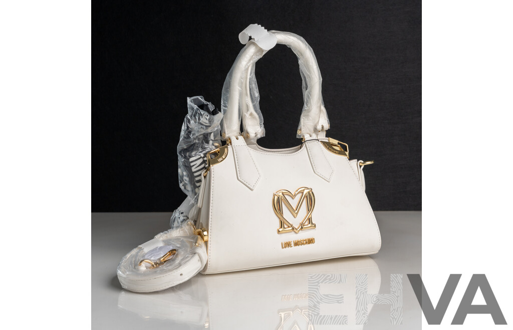 Love Moschino Embellished Tote with Foulard