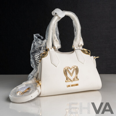 Love Moschino Embellished Tote with Foulard