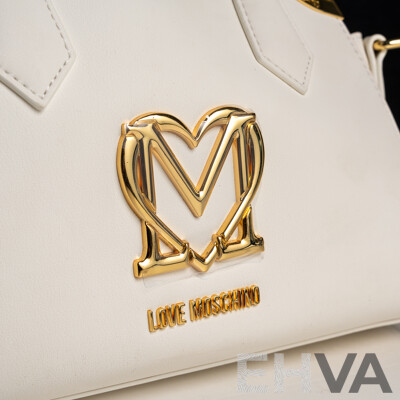 Love Moschino Embellished Tote with Foulard