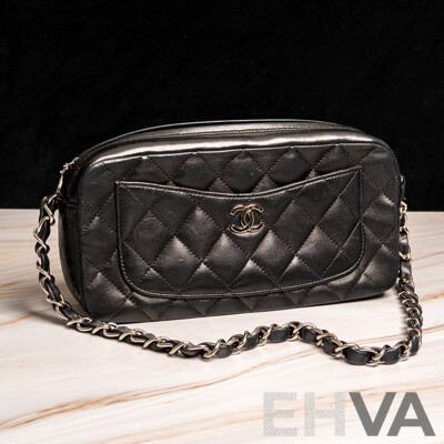 Chanel Quilted Leather Camera Bag