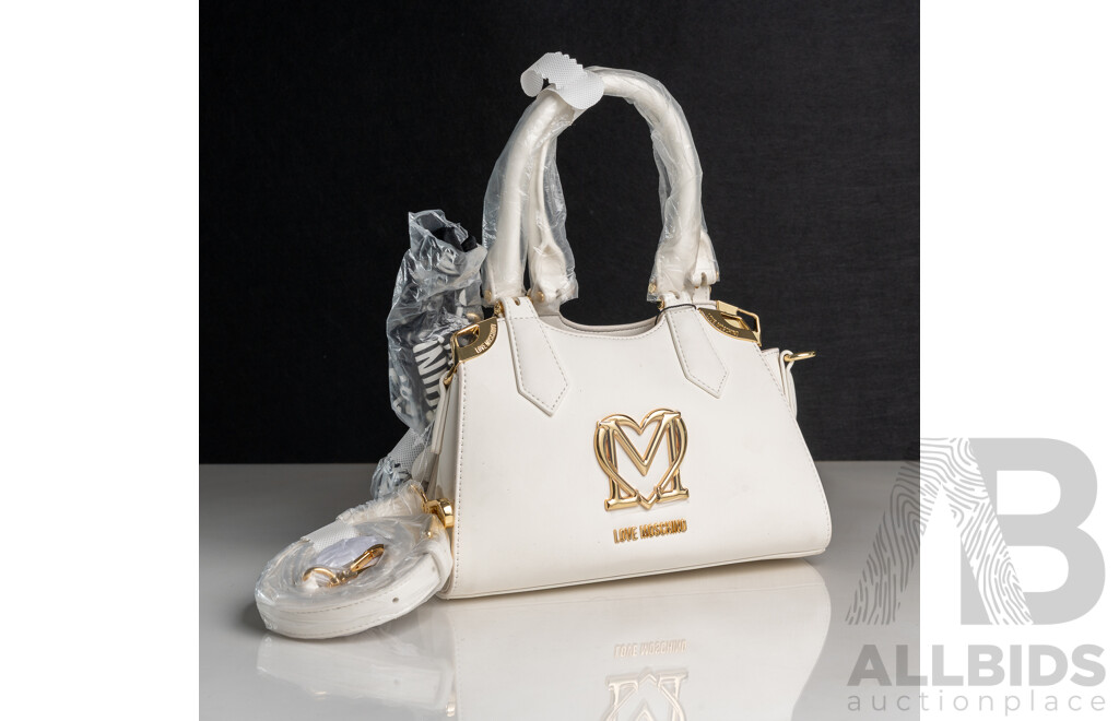 Love Moschino Embellished Tote with Foulard