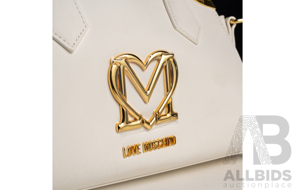 Love Moschino Embellished Tote with Foulard