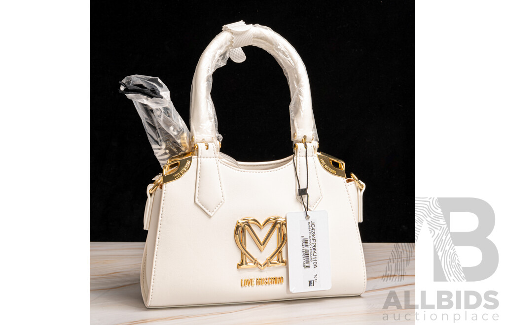 Love Moschino Embellished Tote with Foulard