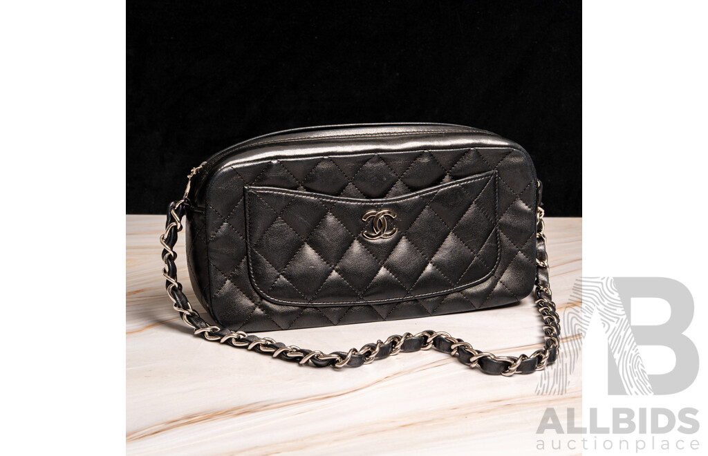 Chanel Quilted Leather Camera Bag