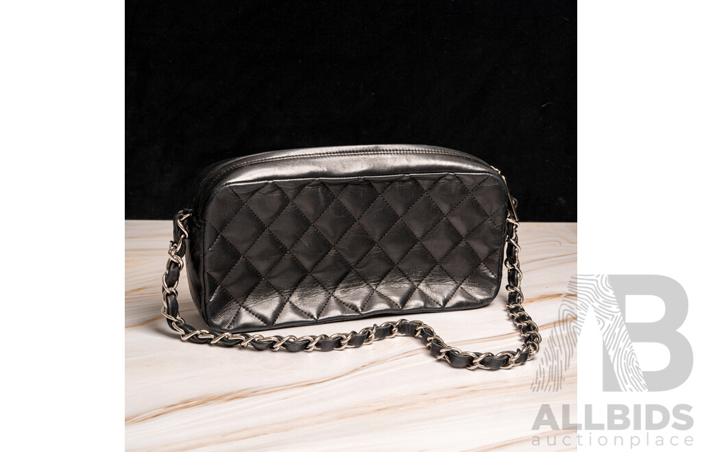 Chanel Quilted Leather Camera Bag