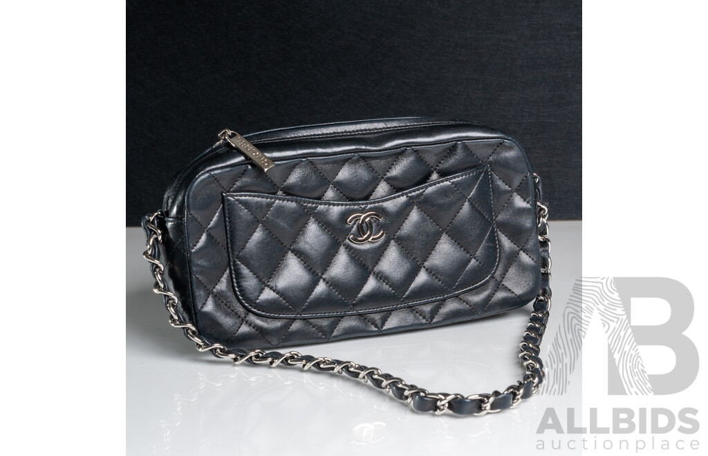 Chanel Quilted Leather Camera Bag
