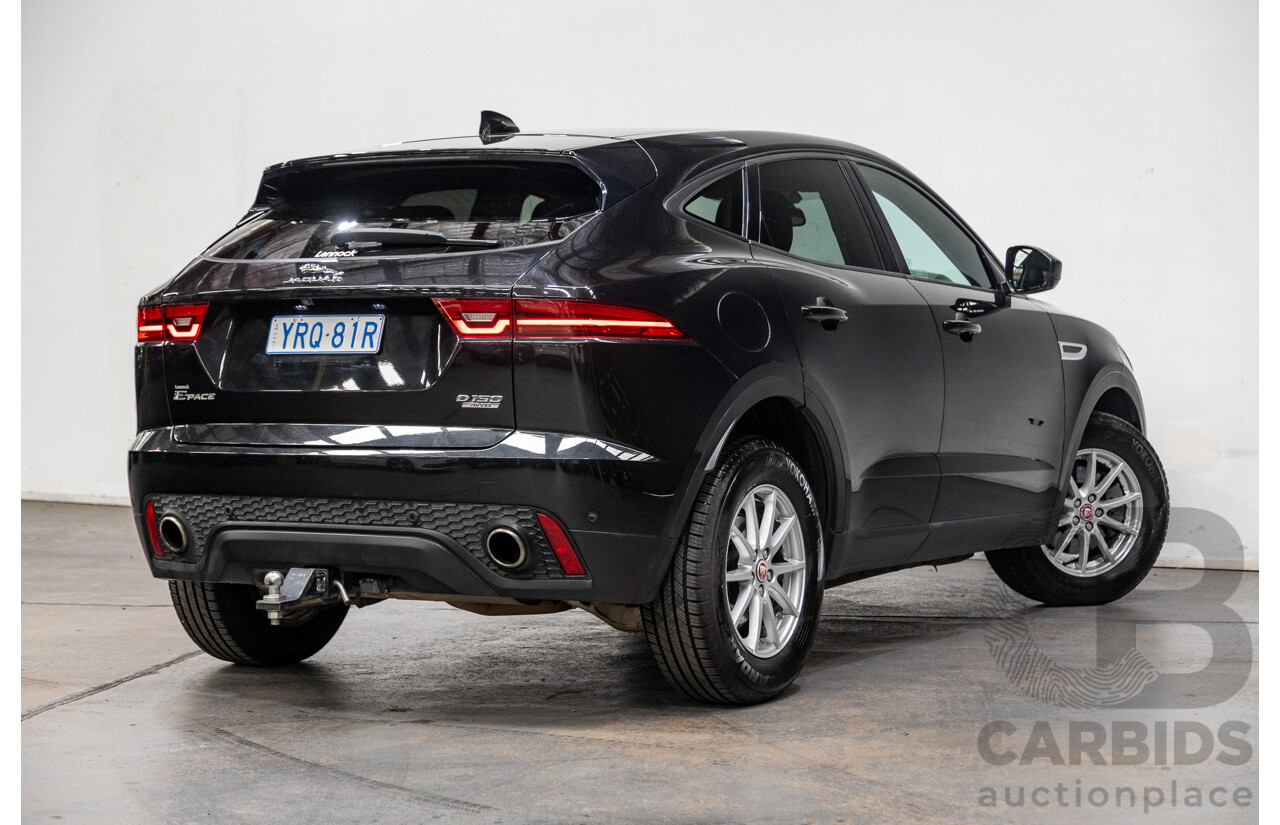 03/2018 Jaguar E-Pace D150 (AWD) X540 MY18 4d Wagon Santorini Black Metallic Turbo Diesel 2.0L