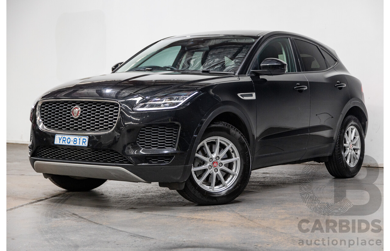 03/2018 Jaguar E-Pace D150 (AWD) X540 MY18 4d Wagon Santorini Black Metallic Turbo Diesel 2.0L