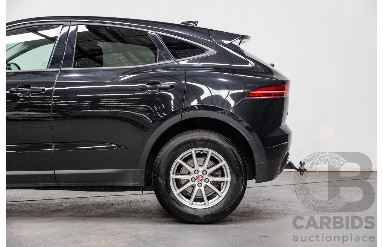 03/2018 Jaguar E-Pace D150 (AWD) X540 MY18 4d Wagon Santorini Black Metallic Turbo Diesel 2.0L