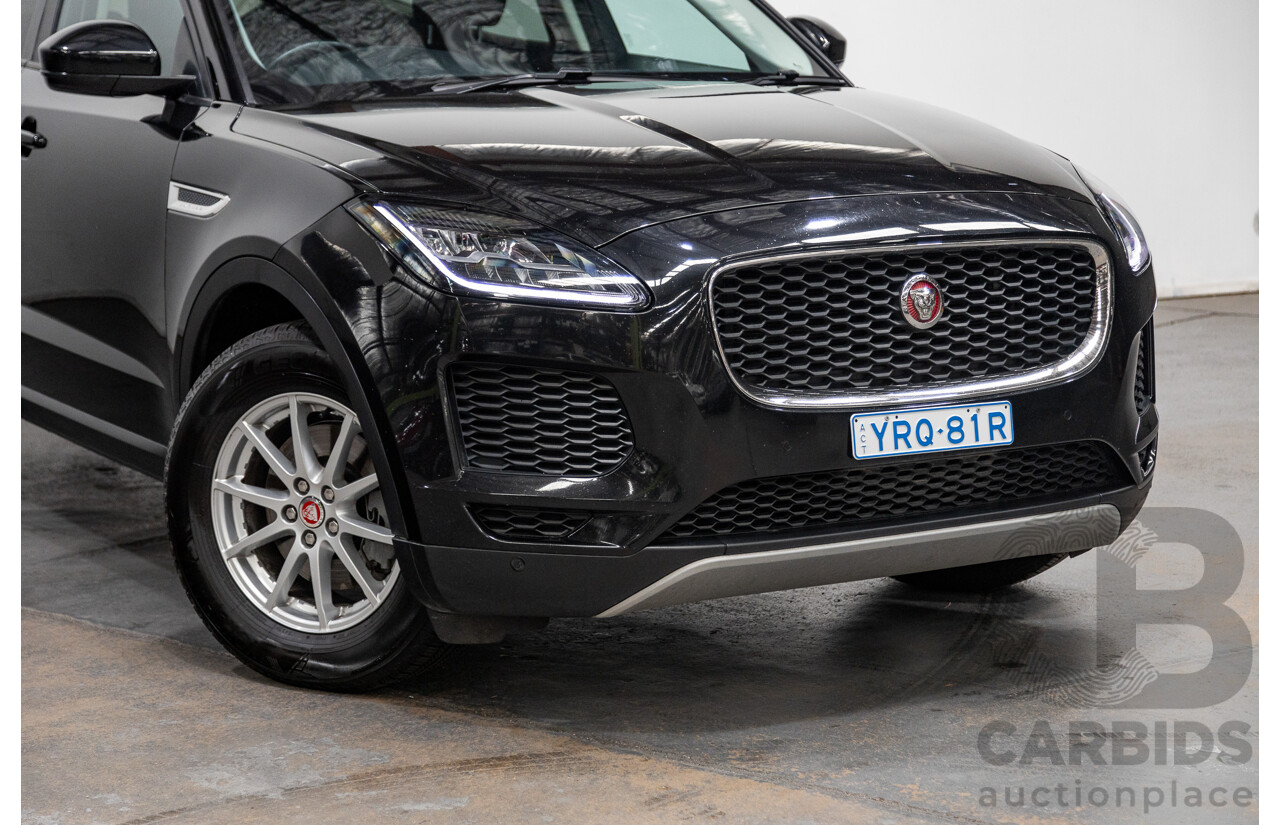 03/2018 Jaguar E-Pace D150 (AWD) X540 MY18 4d Wagon Santorini Black Metallic Turbo Diesel 2.0L