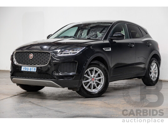 03/2018 Jaguar E-Pace D150 (AWD) X540 MY18 4d Wagon Santorini Black Metallic Turbo Diesel 2.0L