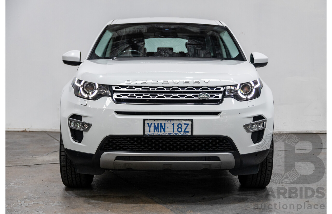 09/2017 Land Rover Discovery Sport TD4 HSE Luxury (AWD) MY18 4d Wagon Fuji White Turbo Diesel 2.0L - 7 Seater