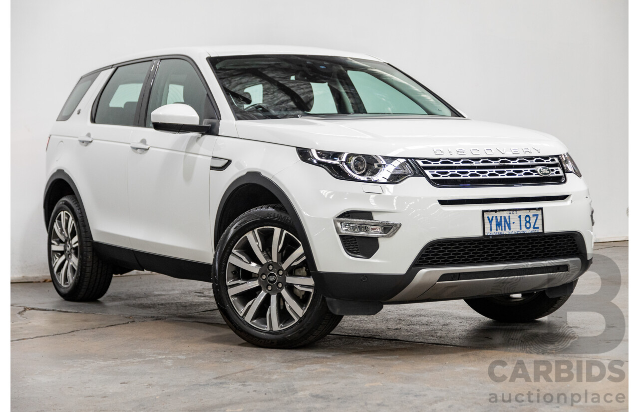 09/2017 Land Rover Discovery Sport TD4 HSE Luxury (AWD) MY18 4d Wagon Fuji White Turbo Diesel 2.0L - 7 Seater