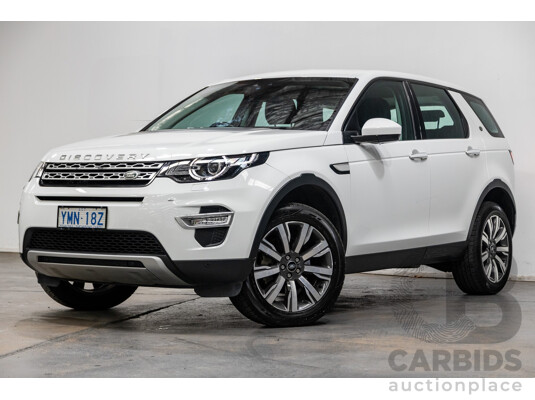 09/2017 Land Rover Discovery Sport TD4 HSE Luxury (AWD) MY18 4d Wagon Fuji White Turbo Diesel 2.0L - 7 Seater