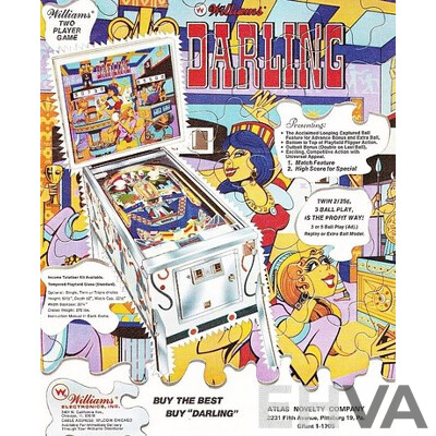 Darling by Williams Pinball Machine