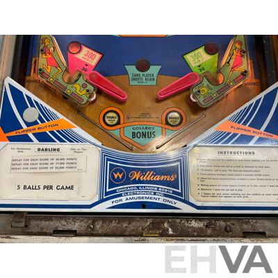 Darling by Williams Pinball Machine