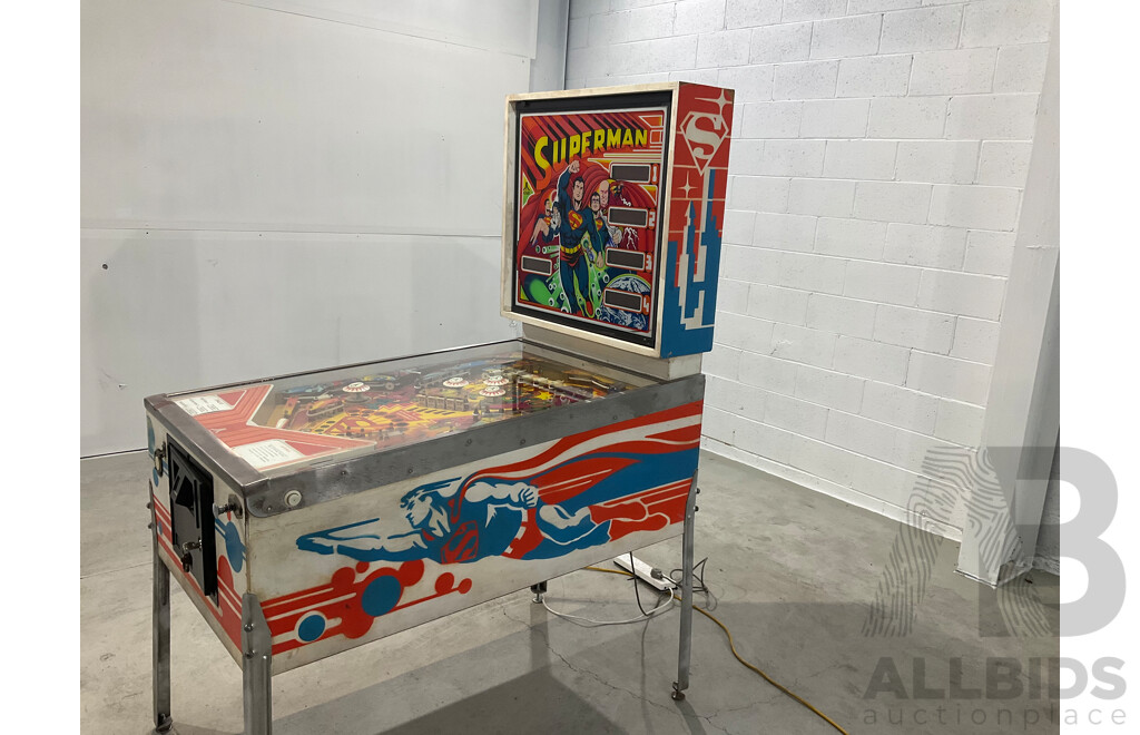 Superman by Atari Pinball Machine