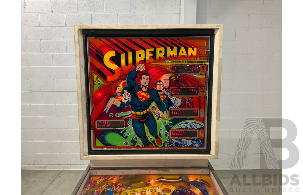 Superman by Atari Pinball Machine