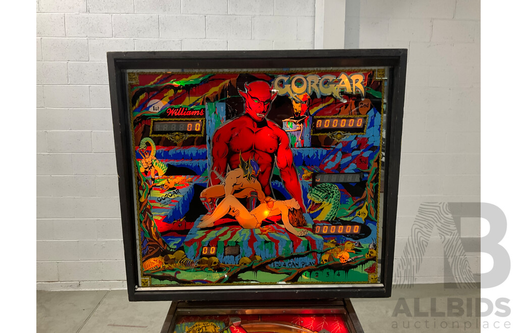 Gorgar by Williams Pinball Machine