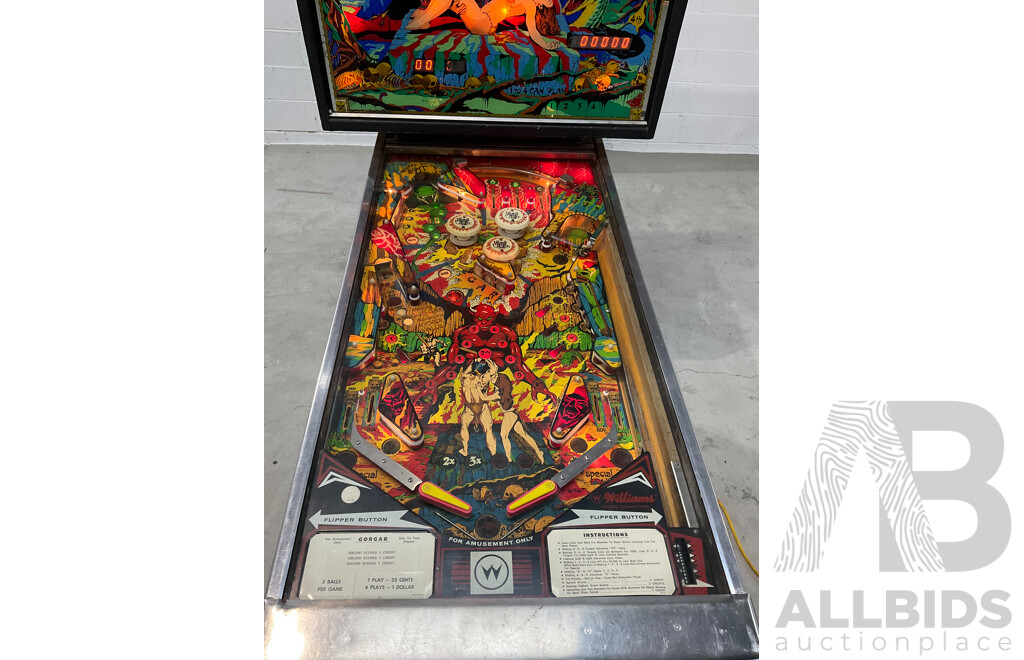 Gorgar by Williams Pinball Machine