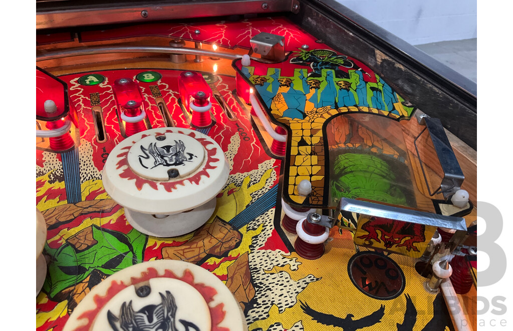 Gorgar by Williams Pinball Machine