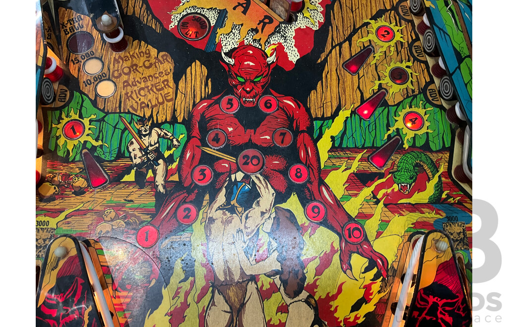 Gorgar by Williams Pinball Machine