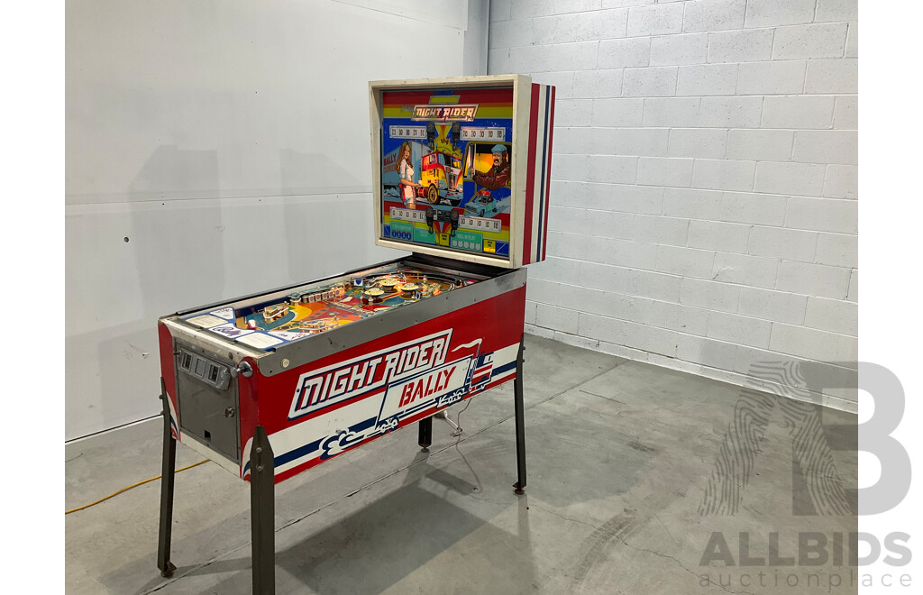 Night Rider by Bally Pinball Machine