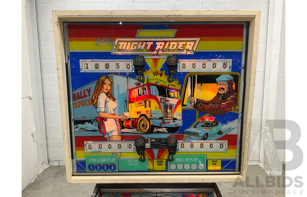 Night Rider by Bally Pinball Machine