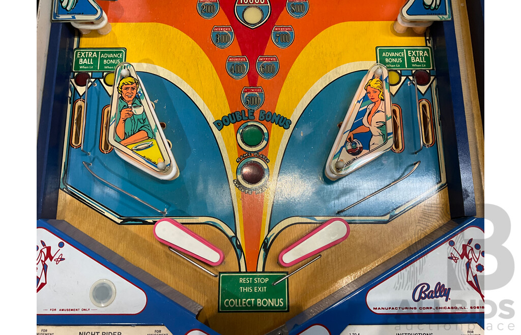 Night Rider by Bally Pinball Machine