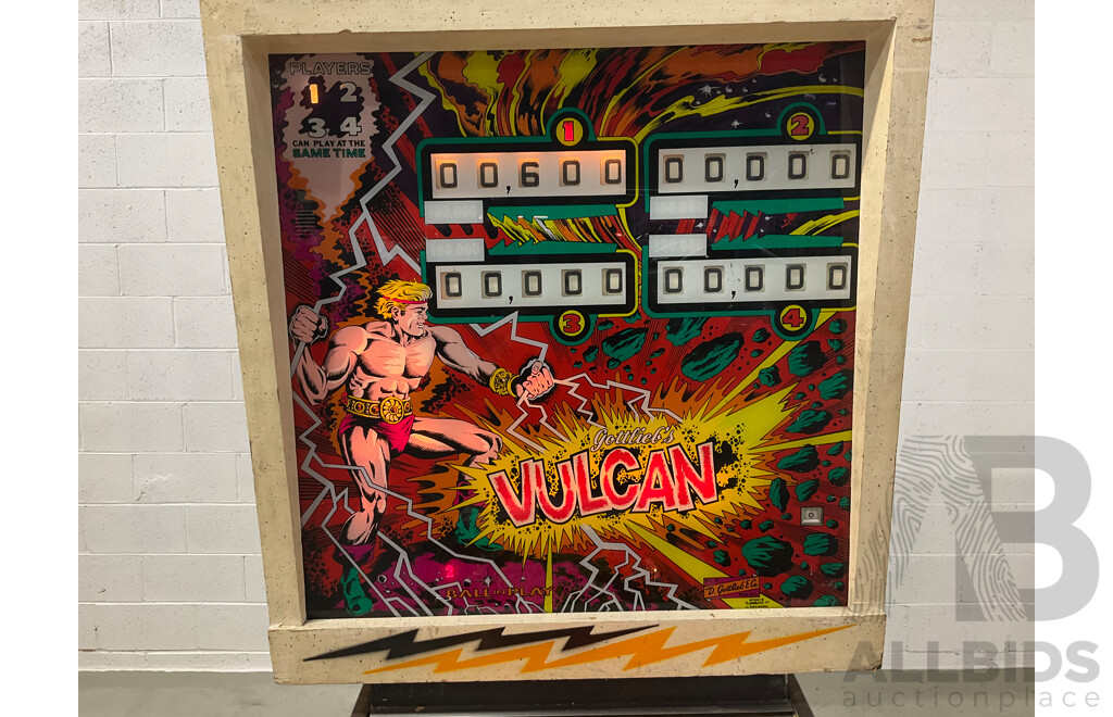 Vulcan by Gottlieb's Pinball Machine