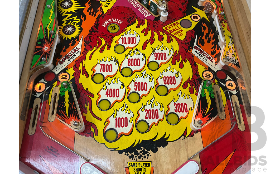 Vulcan by Gottlieb's Pinball Machine