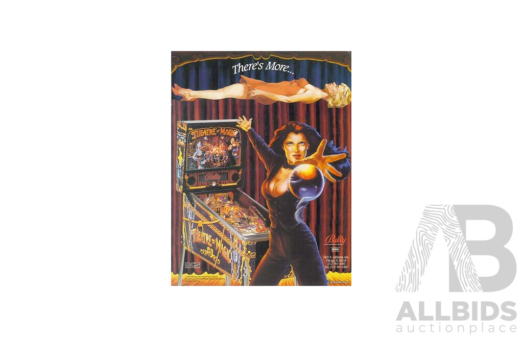 Theatre of Magic by Bally Pinball Machine