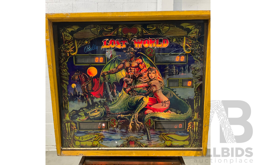 Lost World by Bally Pinball Machine