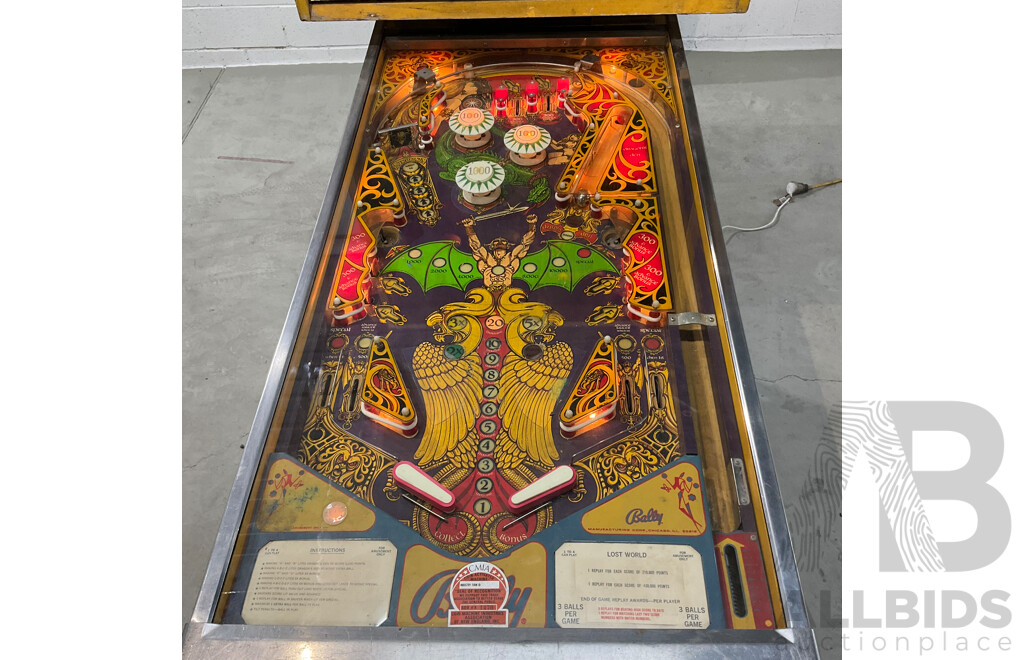 Lost World by Bally Pinball Machine