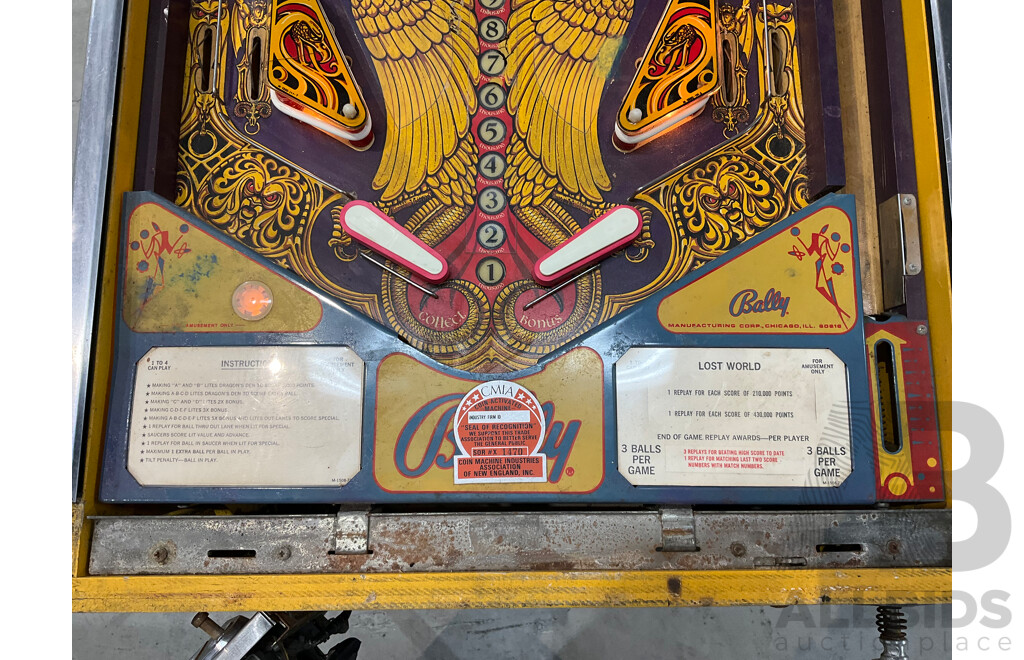 Lost World by Bally Pinball Machine