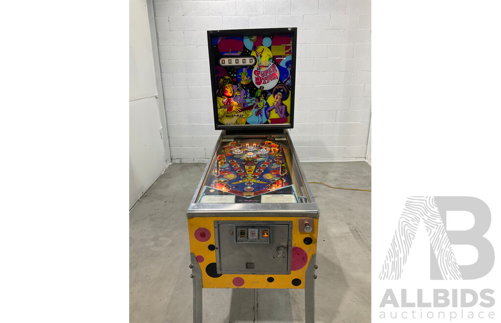 Super Star by Williams Pinball Machine