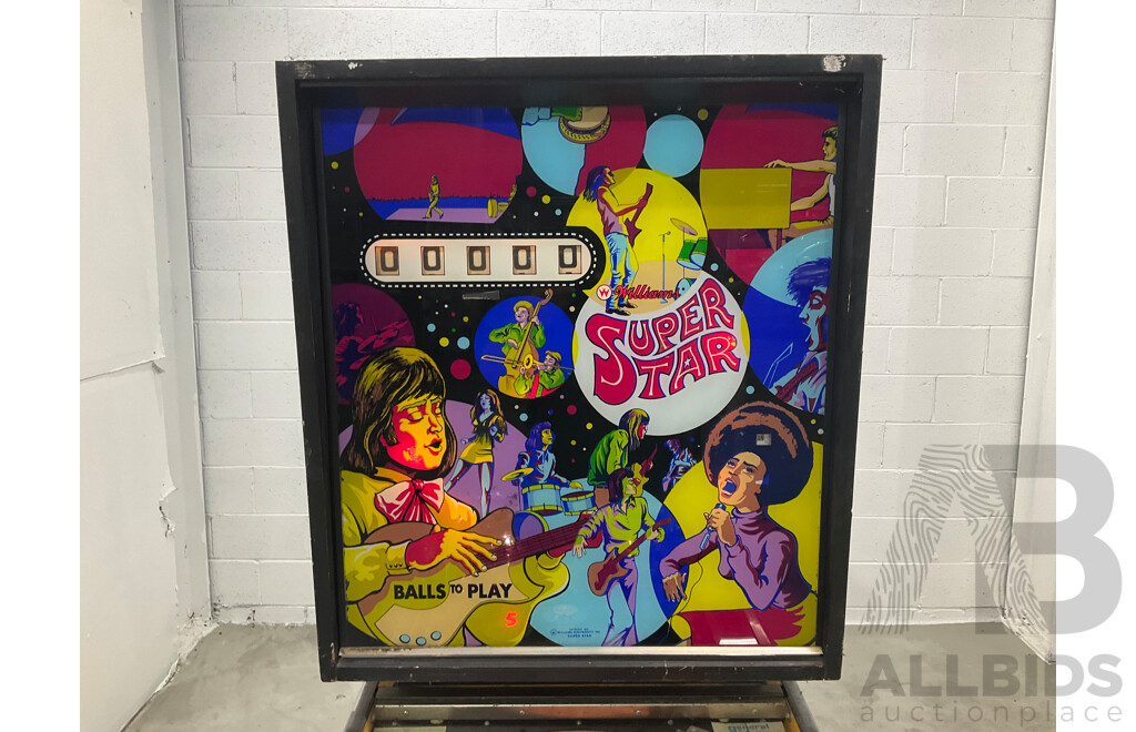 Super Star by Williams Pinball Machine